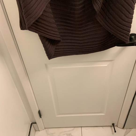 Long Sweater brown 50% wool heavy - Picture 4 of 8